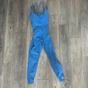 Blue Sleeveless Jumpsuit